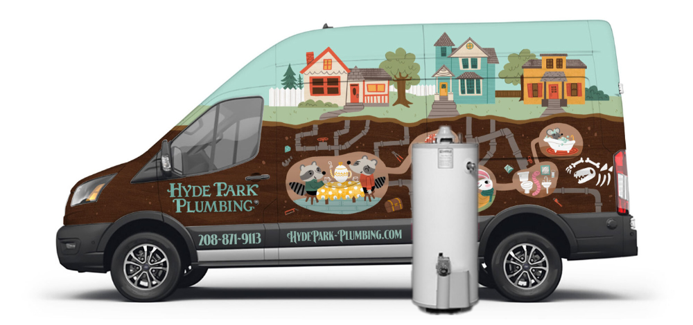 Hyde park Plumbing Service Van