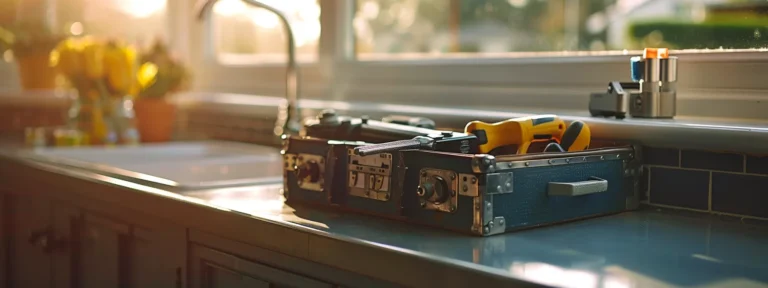 A Gleaming, Well-Organized Toolbox Rests Beside A Freshly Repaired Sink With Glistening Pipes, Illuminated By Soft, Natural Light Streaming Through A Nearby Window, Emphasizing The Essential Plumbing Repair Tips For Homeowners In Boise.